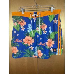 Hurley X ‘47 NY Mets tropical print board shorts size 36